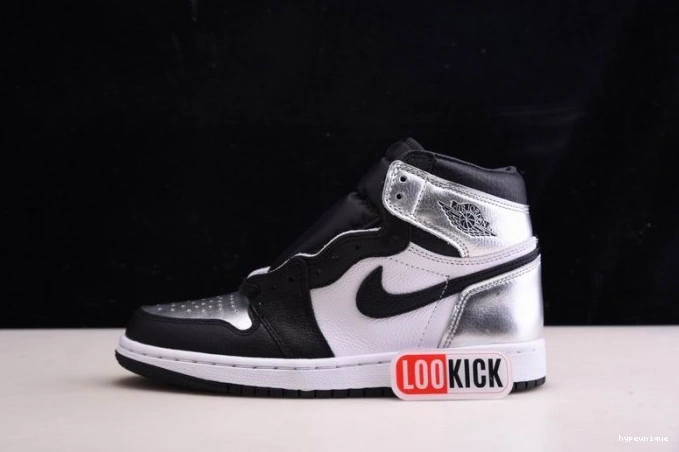 HYPE CD0461-001 SILVER 1 TOE JORDAN HIGH WMNS AIR OG 0724